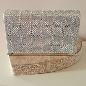 Elegant Silver Clutch Bag